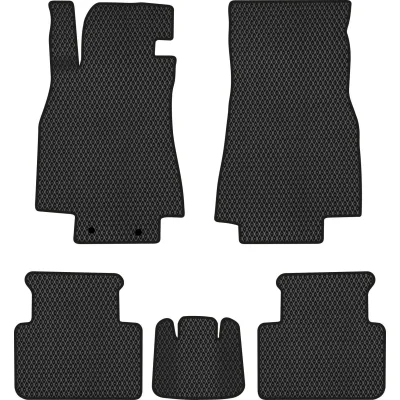Килимок в салон EVAtech Mercedes-Benz A-Class (W169) 2004-2012 2 поко (MB2894C5MS2RBB)
