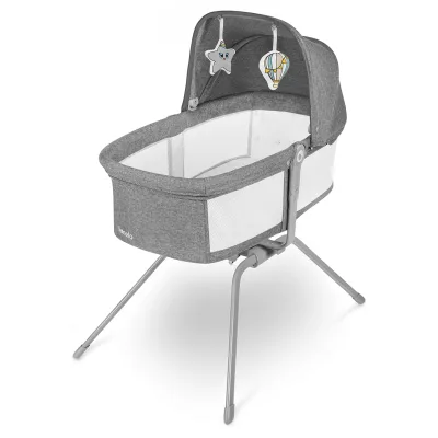 Ліжечко Lionelo приставне Malin Grey Stone (LO-MALIN GREY STONE)