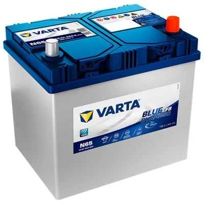 Акумулятор автомобільний Varta Blue Dynamic EFB 65Ah ASIA Ев (-/+) (650EN) (565501065)