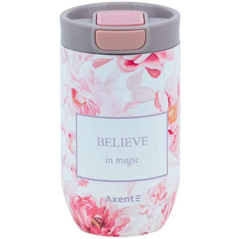 Термокружка Axent 350 мл Peony Dreams (8721-8-A-CC)