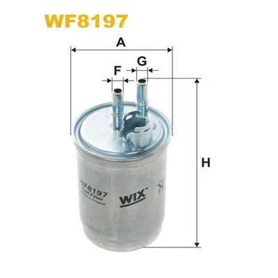 Фільтр паливний Wixfiltron WF8197