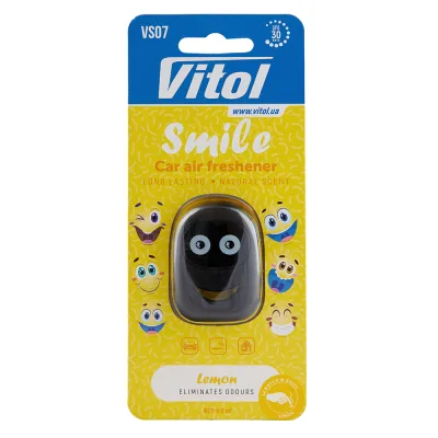 Ароматизатор для автомобіля VITOL Smile Lemon 4мл (VS07)