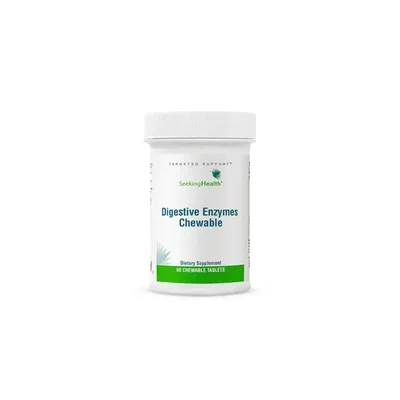 Вітамінно-мінеральний комплекс Seeking Health Травні ферменти, Digestive Enzymes, 60 жувальних та (SKH-52184)