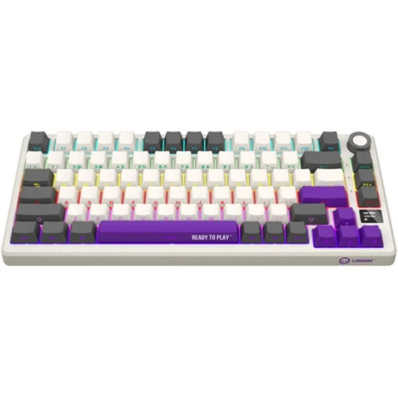 Клавіатура Lorgar KBP7075W Pro RGB Wireless/Bluetooth/USB UA Beige (LRG-KBP7075W-RT-US)