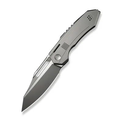 Ніж складаний туристичний Weknife Bogey (9.3 см) Bohler M390 / Titanium сірий