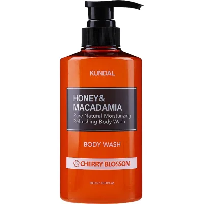Гель для душу Kundal Honey & Macadamia Body Wash Cherry Blossom 500 мл (8809568740203)