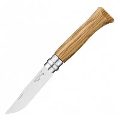 Ніж Opinel №8 Inox VRI, рукоять - олива, в коробке (002020)