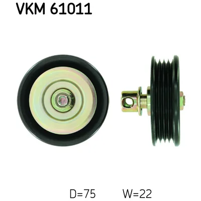 Ролик натягувача ременя SKF VKM 61011