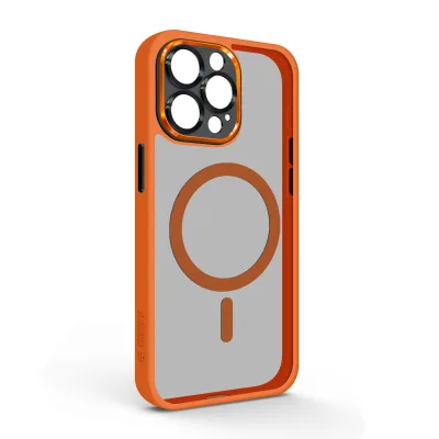 Чохол до мобільного телефона Armorstandart Unit MagSafe SE Apple iPhone 15 Pro Max Orange Black (ARM75372)