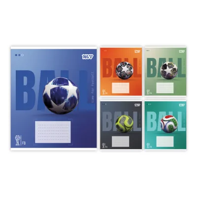 Зошит Yes Ball А5 24 аркуша клітинка (768681)
