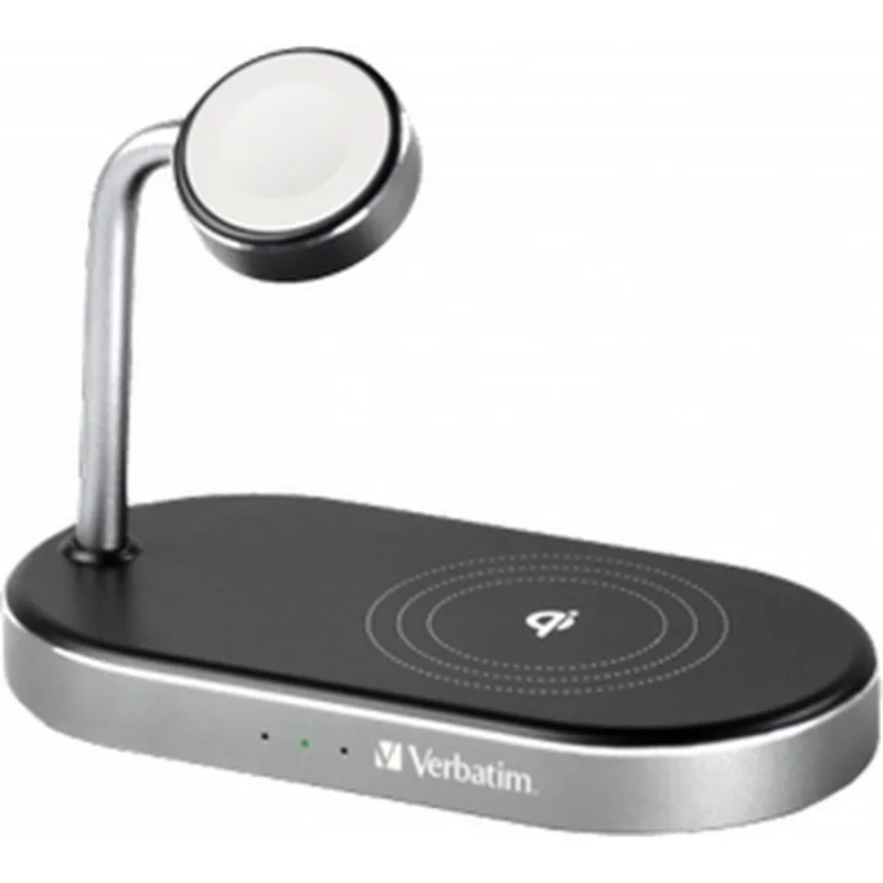 Зарядний пристрій Verbatim 3in1 Apple Watch and iPhone Charging Stand (49556)