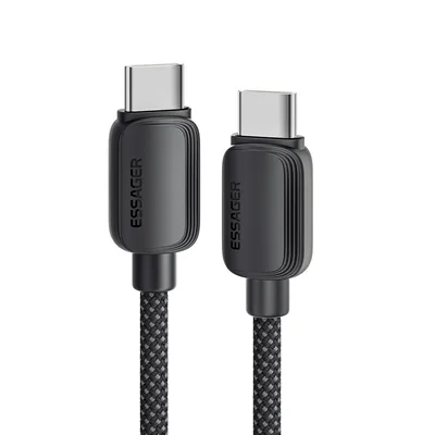 Дата кабель USB-C to USB-C 2.0m 100W black Essager (EXCTT1-WLA01-P)