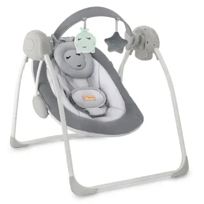 Крісло-гойдалка MoMi Kenani Onyx Gray (BULE00048)