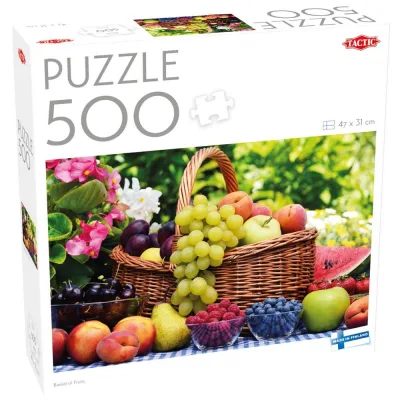 Пазл Tactic Кошик з фруктами, 500 елементів (59224)