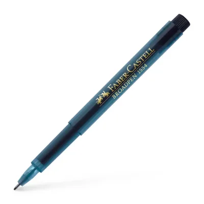Лайнер Faber-Castell BROADPEN 1554 чорний, 0,8 мм (2023)