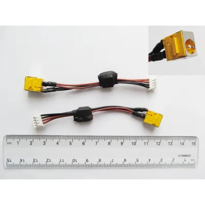 Роз'єм живлення ноутбука з кабелем для Acer PJ047G (5.5mm x 1.7mm), 4-pin, 10 см Універсальний (A49020)