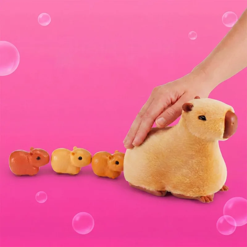 Інтерактивна іграшка Pets & Robo Alive Mama & Baby Surprise S1 Мама капібара з сюрпризом (9574)