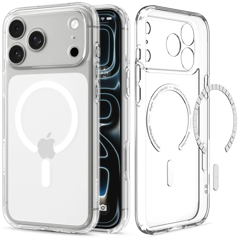 Чохол до мобільного телефона Spigen Ultra Hybrid MagSafe iPhone 18 Pro Max/17 Pro Max Clear White (ACS12118)