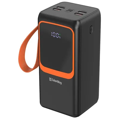 Батарея універсальна ColorWay 50 000 mAh PowerView PD/22.5W, QC/4.0, Black (CW-PB500LP02BK)