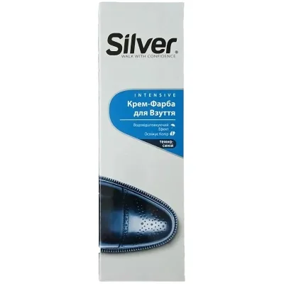 Фарба для взуття Silver Синя 75 мл (8690757005230)