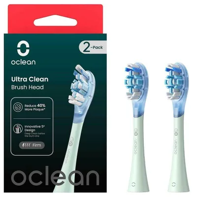 Насадка для зубної щітки Oclean UG01 G02 Ultra Gum Care Brush Green (2 шт) (6970810553536)