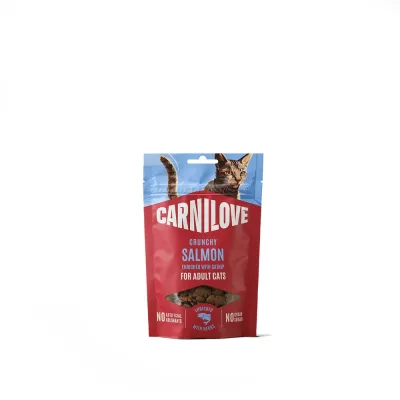 Ласощі для котів Carnilove Crunchy Snack Salmon with Catnip 50 г (8595602582525)