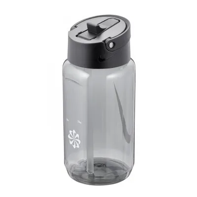 Пляшка для води Nike TR Renew Recharge Straw Bottle 16 OZ антрацит 473 мл N.100.7640.072.16 (887791733443)
