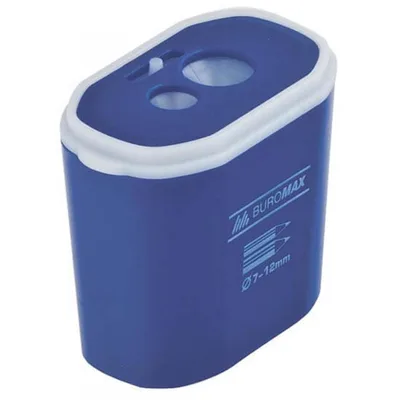 Точилка Buromax with a container, large, double, plastic (BM.4776)