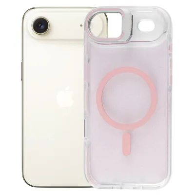 Чохол до мобільного телефона BeCover FIBRA Star Shine MagSafe Apple iPhone 17 Air Light Pink (715421)
