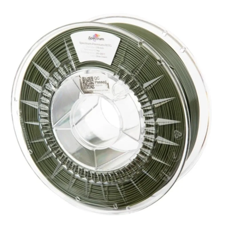 Пластик для 3D-принтера Spectrum PET-G Premium 1.75mm OLIVE GREEN 1kg (RAL 6003) (80603)