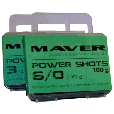 Грузило Maver набір Power Shots 5/0 (0.705g) 100g (1300.35.99)