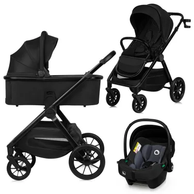 Коляска Lionelo 3 в 1Layla Black Onyx (LO-LAYLA 3IN1 BLACK ONYX)