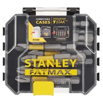 Набір біт Stanley FatMax, Phillips, Ph2, L = 50 мм, 10 шт, кейс (STA88573)
