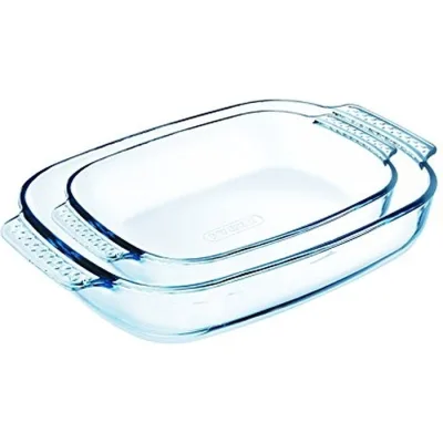 Форма для випікання Pyrex Classic прямокутна набір 2 шт 2.6 л 1.9 л (912S967/7045)