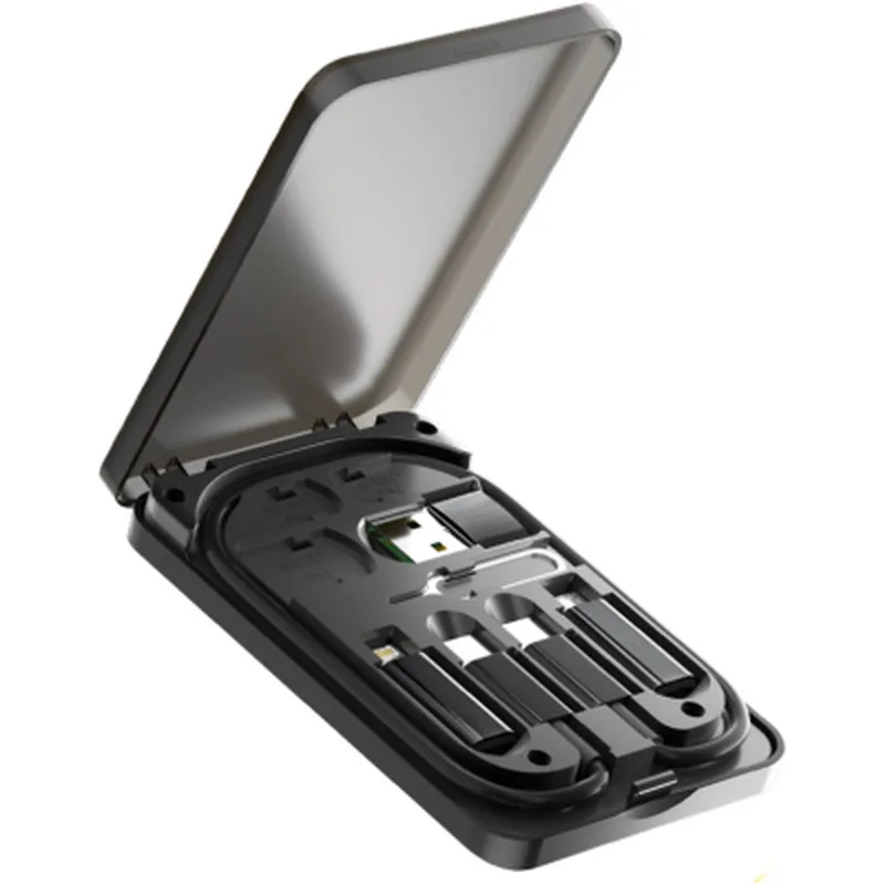 Дата кабель USB charging cable set Treasure box 0.28m Essager (ECJHZ-JH01-P)