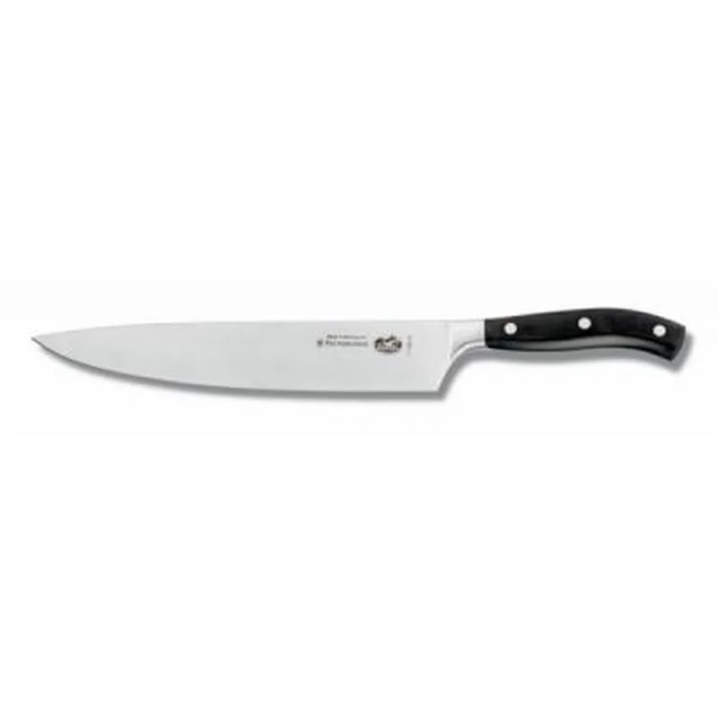 Кухонний ніж Victorinox Grand Maitre шеф-кухаря 25 см, чорний (7.7403.25G)