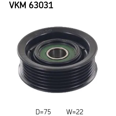 Ролик натягувача ременя SKF VKM 63031