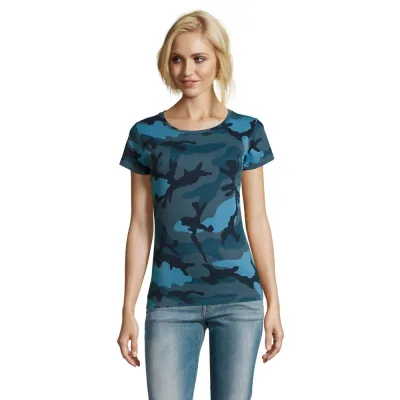 Футболка Sol's Camo women синій камо XXL (01187536XXL)