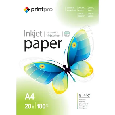 Фотопапір PrintPro A4 (PGE180020A4)