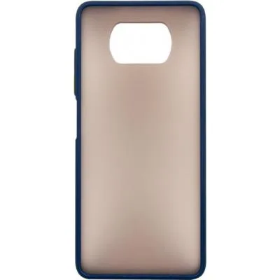 Чохол до мобільного телефона Dengos Matt POCO X3, blue (DG-TPU-MATT-69)