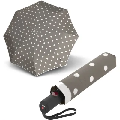 Парасоля Knirps C.205 Medium Duomatic Dot Art Taupe (Kn95 8205 4902)