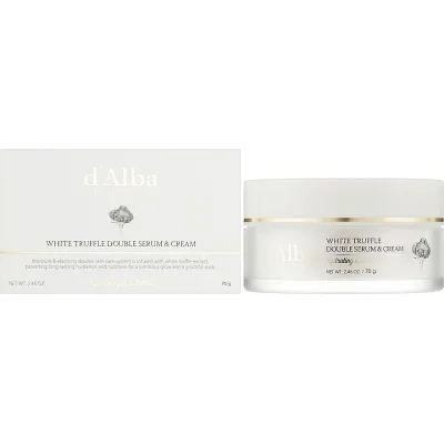 Крем для обличчя D'Alba White Truffle Double Serum & Cream 70 г (8809782554426)