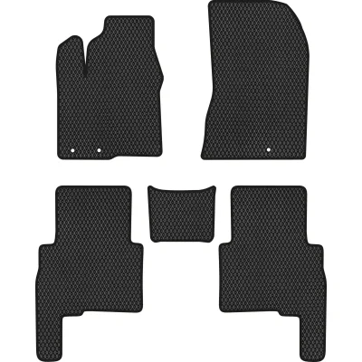 Килимок в салон EVAtech Kia Sorento (XM) (Hinged Gas Pedal) 7 seats 2009-2 (KI12232C5KH3RBB)