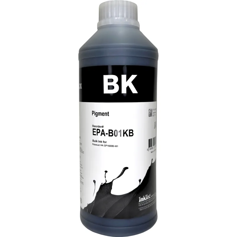 Чорнило InkTec Epson RobotJet HK-SP1600B-WI, 1л, Black, pigment (EPA-B01KB)