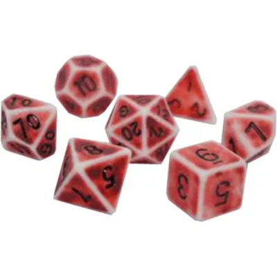 Набір кубиків для настільних ігор Games 7 Days Ancient 7 Dice Set - Red (g7danc10)