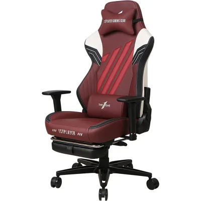 Крісло ігрове 1stPlayer Duke Black-White-Red (Duke BlackWhiteRed)