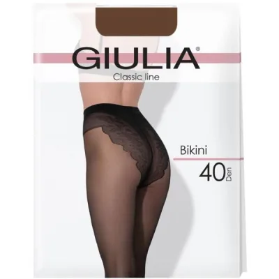 Колготи Giulia Bikini 40 Den Cappuccino - 2 (4824092073324)