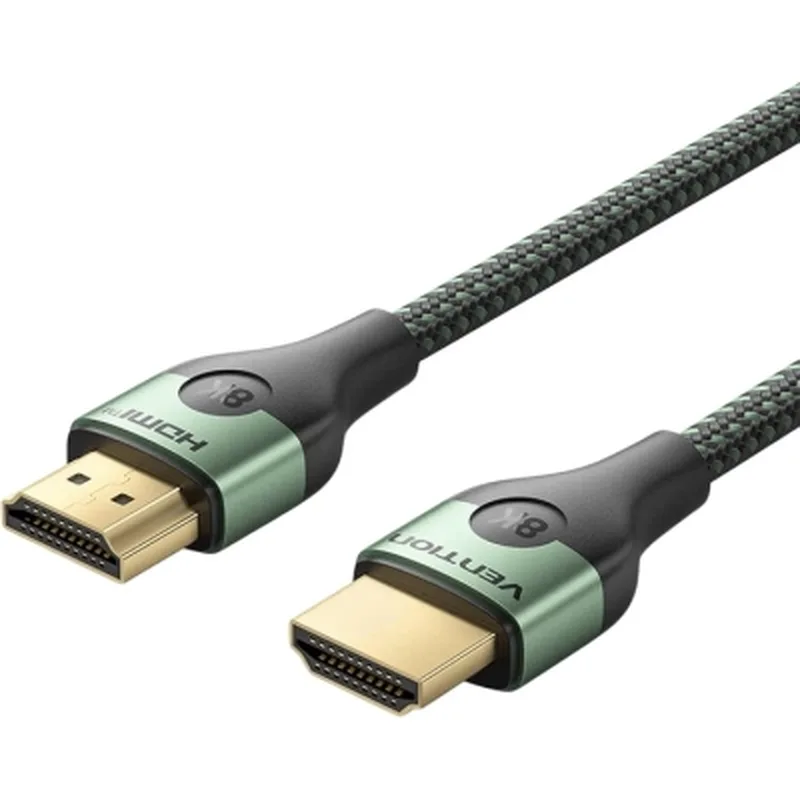 Кабель мультимедійний HDMI M to HDMI M 2.0m 8K60Hz cotton braided blue Vention (ALGLH)
