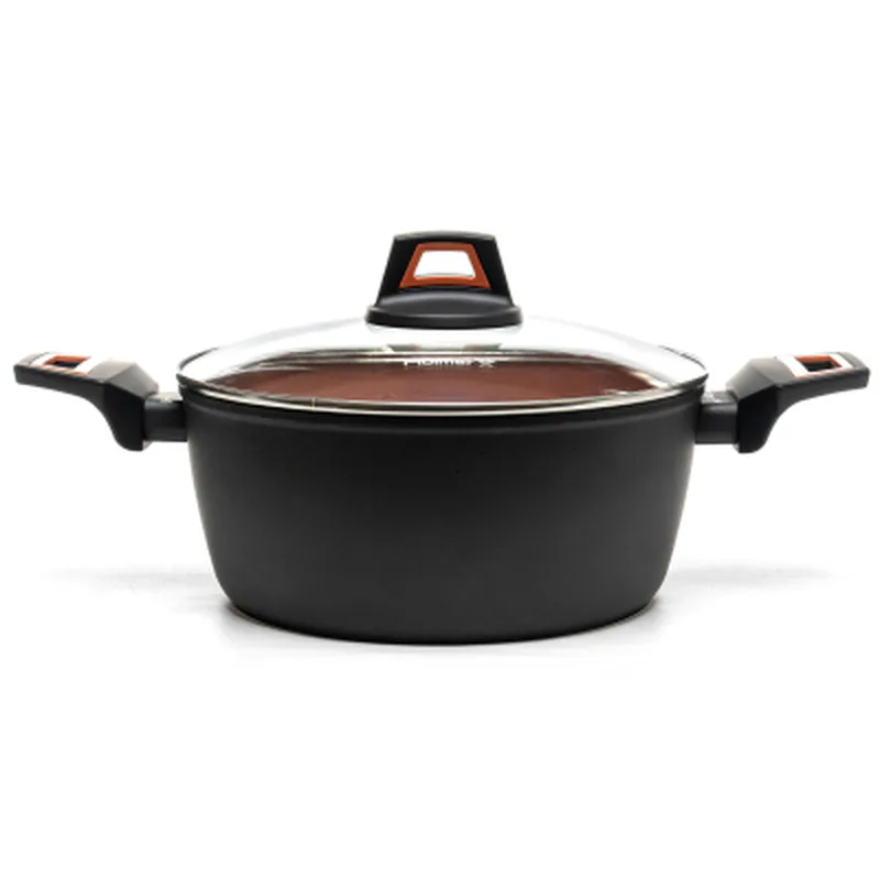 Каструля Hölmer кована з кришкою CR-1342-SBMCL Carrot 4,2 л (CR-1342-SBMCL Carrot)
