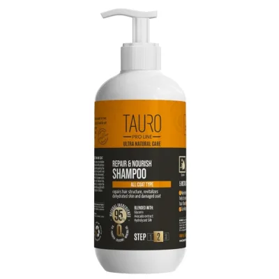 Шампунь для тварин Tauro Pro Line Ultra Natural Care Repair and Nourish 400 мл (TPL63602)